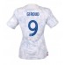 Frankrike Olivier Giroud #9 Replika Borta matchkläder Dam VM 2022 Korta ärmar